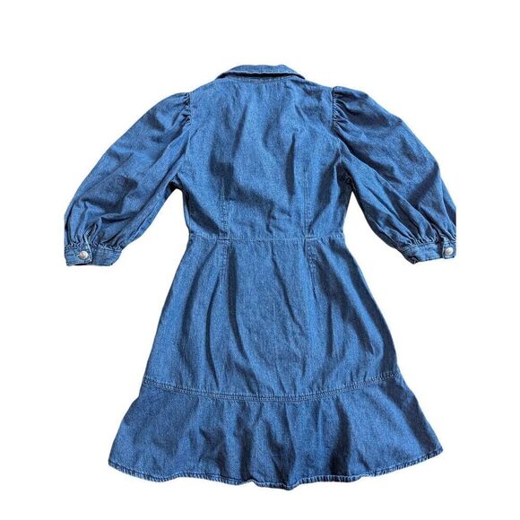 Zara double breasted denim dress Small - Picture 7 of 7